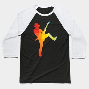 Rainbow vectors Guitarist!! Rock on! Baseball T-Shirt